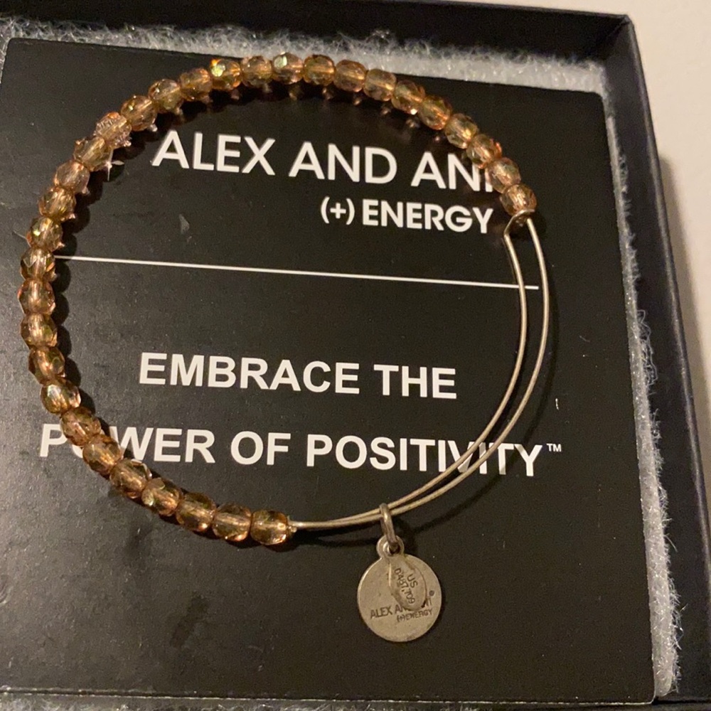 Alex and Ani beaded bracelet